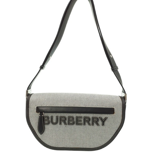 Burberry Handbags - Burberry Canvas Leather Olympia Bag Shoulder
